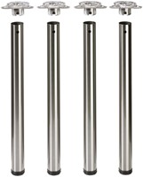 TAFELPOTEN STAAL HETTICH CE zwart mat*sys32*set 4 stuks*