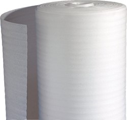 SCHUIMFOLIE  LDPE  SENDPROOF CE absorberend*elastisch*beschermend*