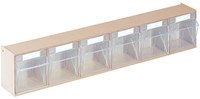 VOORRAADBAK PROFI 6V STALA CE PS*kunststof beige*kantelbaar*