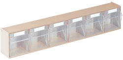 VOORRAADBAK PROFI 6V STALA CE PS*kunststof beige*kantelbaar*