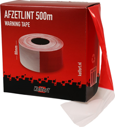 AFZETLINT ROOD-WIT KELFORT CE scheurvrij*polyethyleen*geblokt*