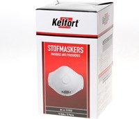 STOFMASKERS EN149  KELFORT CE steen/gips/pleister (doos 12stuks)-2