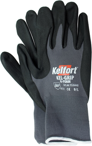 HANDSCHOENEN Kel-Grip KELFORT CE met nitril foam*klasse 4131*