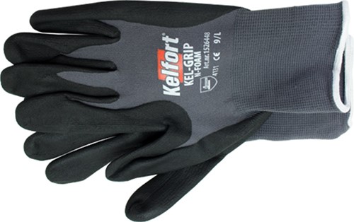 HANDSCHOENEN Kel-Grip KELFORT CE met nitril foam*klasse 4131*-2