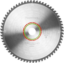 CIRKELZAAGBLAD HOUT  FESTOOL CE voor Kapex KS88/KS120*fijn getand*