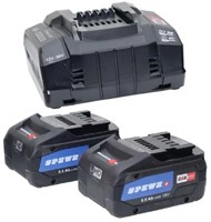 ACCUPACK CAS-SYSTEEM    SPEWE CE 2x accu LiHD 18V 5,5Ah*Lader ASC145