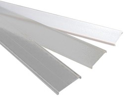 AFDEKPROFIEL CORNER ROUND ALUPRO CE kunststof PMMA*max.28,8W/m*L=2000mm