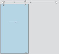 SCHUIFDEURBESLAG RVS DORMA CE manet compact*verzonken*-2