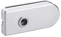 GLASDEURSLOT VENEZIA HERMAT CE rvs mat geborsteld*magneetschoot*