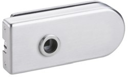 GLASDEURSLOT VENEZIA HERMAT CE rvs mat geborsteld*magneetschoot*
