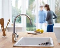 KEUKENKRAAN CONCETTO GROHE CE eengats*uittrekbare straalregelaar*-3