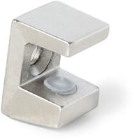 GLASPLAATDRAGER model EVO EMUCA CE zamac vernikkeld*opschroef*18,5x13,2mm