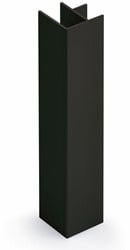 HOEKSTUK voor PRESA PLINT MEFF CE aluminium matzwart geanodiseerd*