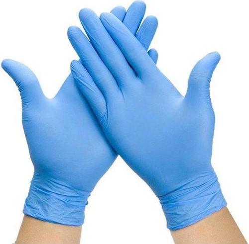 HANDSCHOENEN NITRILE M-SAFE CE disposable*ongepoederd*L/R*100st*-2