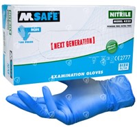 HANDSCHOENEN NITRILE M-SAFE CE disposable*ongepoederd*L/R*100st*-3