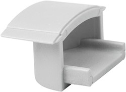 EINDKAPJE LED LYNX EMUCA CE kunststof grijs*afgerond*23x12,7mm