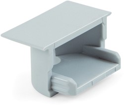 EINDKAPJE LED LYNX EMUCA CE kunststof grijs*afgerond*23x11,6mm