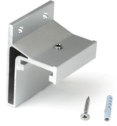 BEVESTIGINGSBEUGEL RAILWAY EMUCA CE aluminium geanodiseerd*wandmontage*