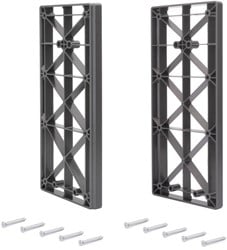 AFSTANDSSTUKKEN SPACER EMUCA CE kunststof titanium*SwayPull*set 2stuks*