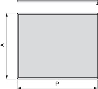 GRONDPLAAT PROTECTOR D16 EMUCA CE aluminium*voor keukenmachines*KB600-2