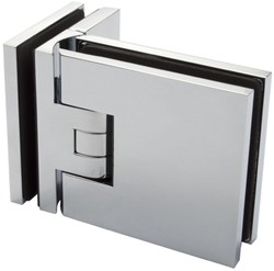 DOUCHEDEURSCHARNIER PAULI CE glans chroom* glas/wand 90ø*