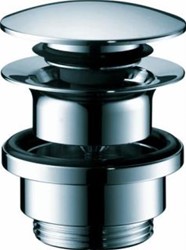 AFVOERPLUG PUSH OPEN HANSGROHE CE messing verchroomd*push to open*