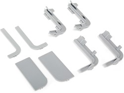 ACCESSOIRESET GOLA-E EMUCA CE kunststof grijs*greepprofiel*L-model