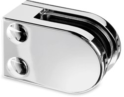 GLASKLEM model AMARENTIA G-FITTINGS CE zamac Chroom design*plat  *zonder rubbers*