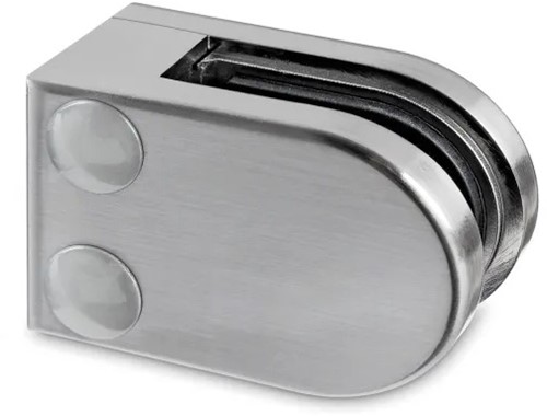 GLASKLEM model AMARENTIA G-FITTINGS CE zamac RvsLook design*plat  *zonder rubbers*