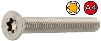METAALSCHROEF ISO 14581 MEFF CE rvs A4 (aisi 316)*torx*doos  200stuks*