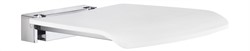DOUCHEZITJE WAND LIVING SMEDBO CE verchroomd*zitting Polypropylen 371x320