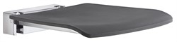 DOUCHEZITJE WAND LIVING SMEDBO CE verchroomd*zitting Polypropylen 371x320