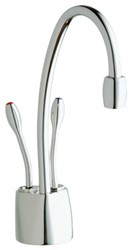 HEETWATERKRAAN   INSINKERATOR® CE geborsteld staal*temp.instelbaar 88°-98°