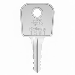 CYLINDERSLEUTEL STAAL   HEKNA CE staal vernikkeld*vierkante kop*1501*