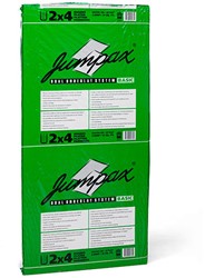 ONDERVLOERSYSTEEM JUMPAX UNIFLOOR CE 4 onderplaten / 4 bovenplaten*MDF*naturel*