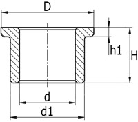 LAGERBUS met KRAAG PA MEFF CE kunststof polyamide (nylon PA 6.6)-2