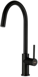 KEUKENKRAAN MERSEY      LORREINE CE rvs zwart gecoat*U-model*met slangen