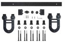 SCHUIFDEURSET BARNDOOR SEVROLL CE staal zwart gecoat*aanschroef*max.100kg*