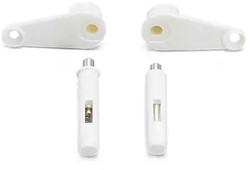 PIVOTSCHARNIEREN 2delig LAMP CE kunststof*staal*2st*inliggende deur*