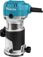 KANTEN-BOVENFREESMACHINE MAKITA CE compleet met diverse hulpstukken*M-box*-3