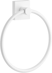 HANDDOEKRING HOUSE   SMEDBO CE messing wit gecoat*45x45mm*ø170mm