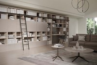 BIBLIOTHEEKLADDER SCALA CINETTO CE staal zwart gecoat*lange arm   479mm*-3