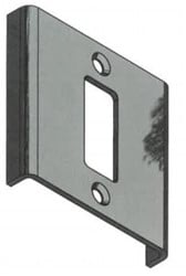 SLUITPLAAT DOUCHEDEUR AMELS CE rvs*2 schroefgaten*slotgat 35x15mm