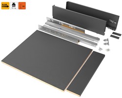 LADESET VERTEX COMPLEET M90 EMUCA CE softclose*silent*16mm*schroef*max.40kg