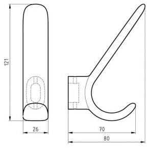 HOED/JASHAAK X-TENZ    HERMETA CE aluminium gegoten*75%recy*C2Czilver-2