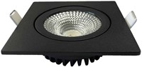 INBOUWSPOT DOWNLIGHT  YELA CE zwart gecoat*3000K*inclusief driver*